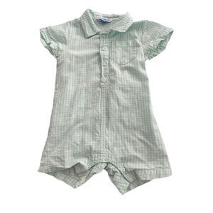 Ruggedbutts One Piece Mint Plaid Sz 18-24 Months Boys Shorts